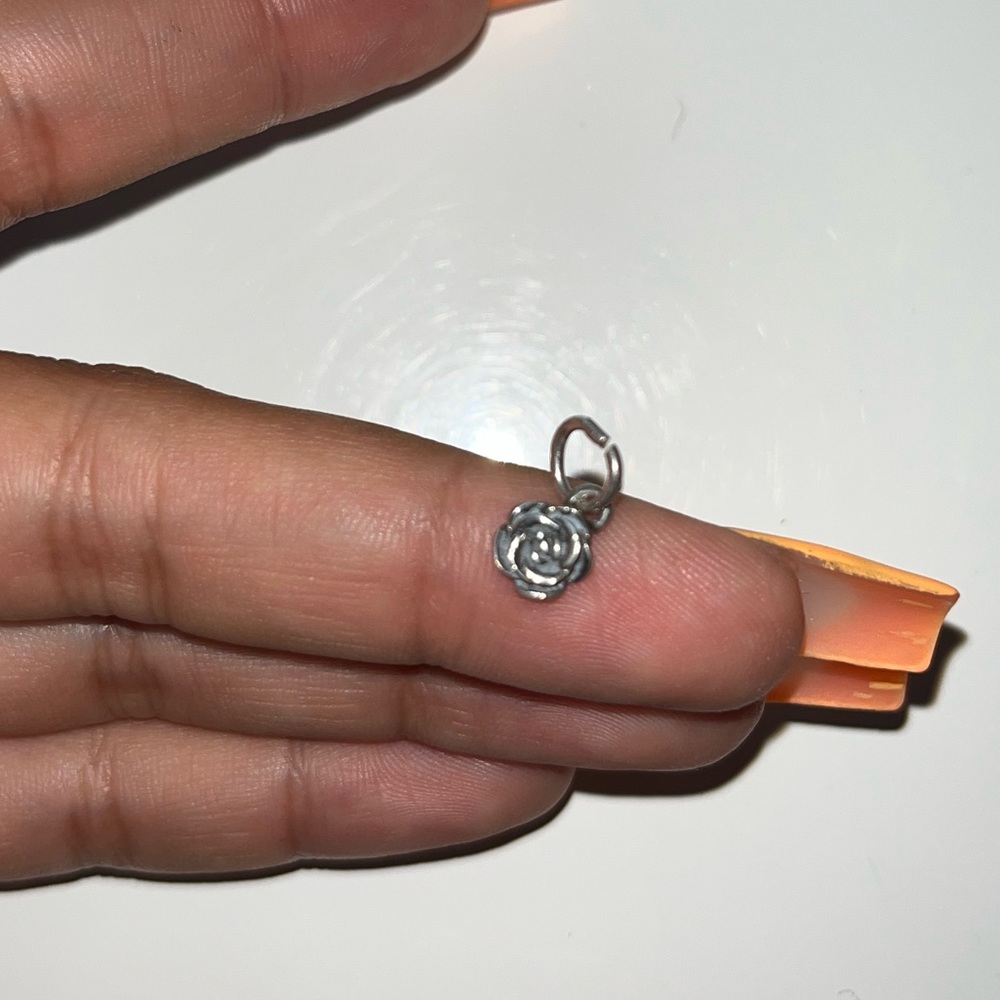 James Avery mini rose charm